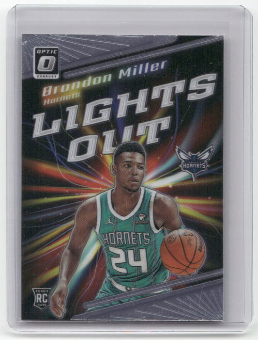 2023-24 BRANDON MILLER Lights Out Rookie Optic Hornets #2
