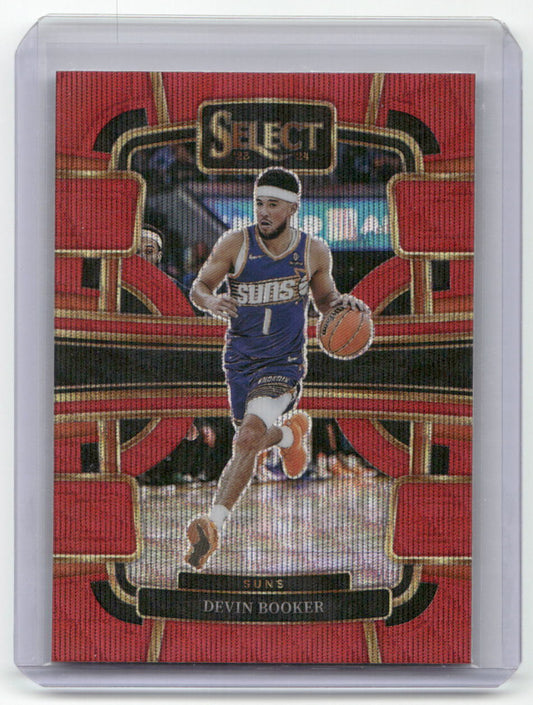 2023-24 DEVIN BOOKER Red Wave Select Suns #58