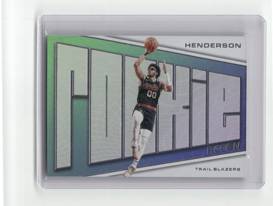 2023-24 SCOOT HENDERSON Rookie Recon Blazers #20
