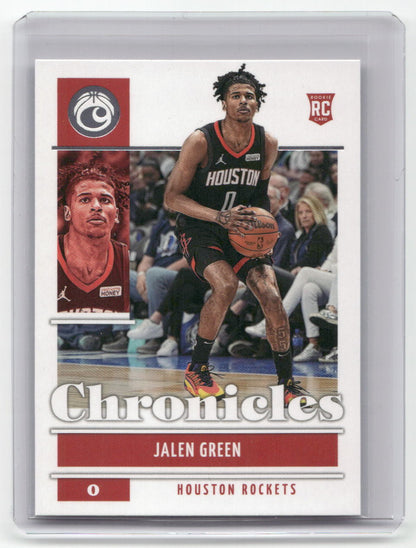2021-22 JALEN GREEN Rookie Chronicles Rockets #49