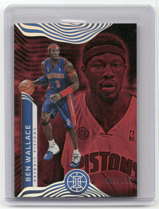 2021-22 BEN WALLACE Ruby 93/125 Illusions Pistons #149