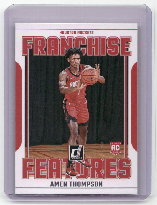 2023-24 AMEN THOMPSON Franchise Favorites Donruss Rockets #726