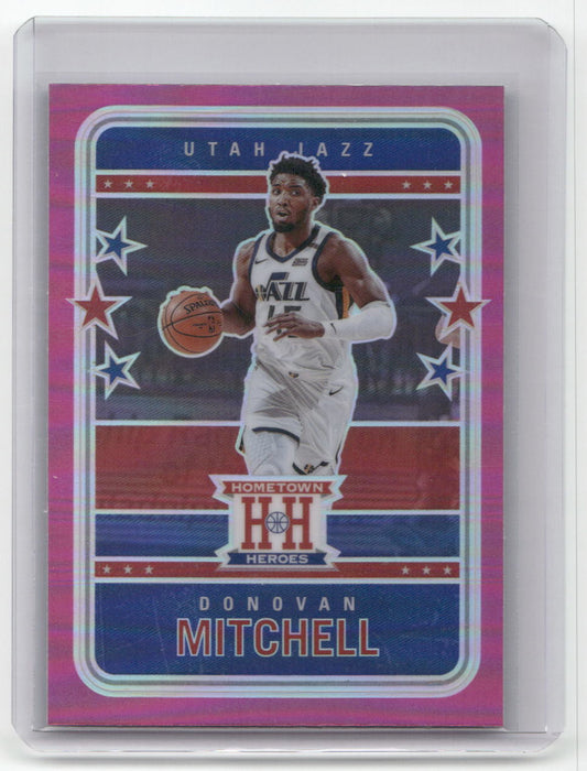 2020-21 DONOVAN MITCHELL Home Town Heroes Pink Chronicles #561