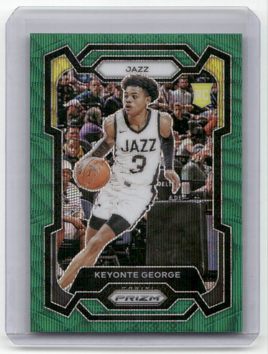 2023-24 KEYONTE George Green Wave Rookie Prizm Jazz #127