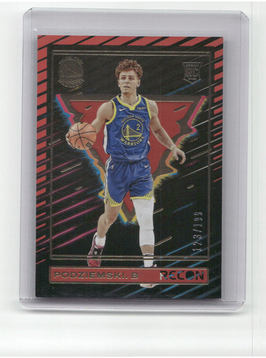 2023-24 BRANDIN PODZIEMSKI Rookie Red 123/199 Recon Warriors #202