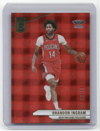 2023-24 BRANDON INGRAM Red 60/88 - Elite Pelicans #136