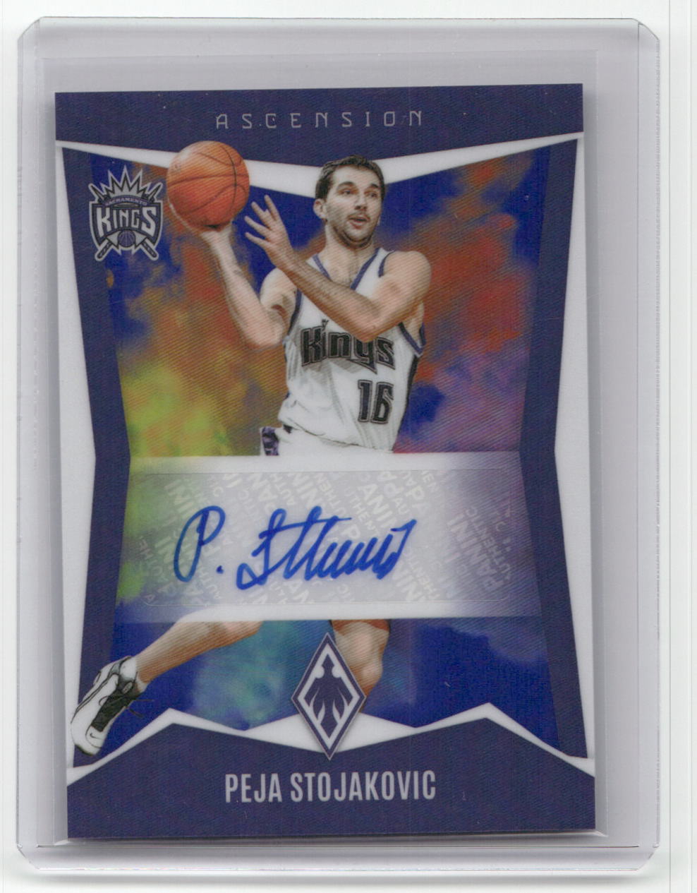 2023-24 PEJA STOJAKOVIC Ascension Autographs Purple 10/25 AA-PJS