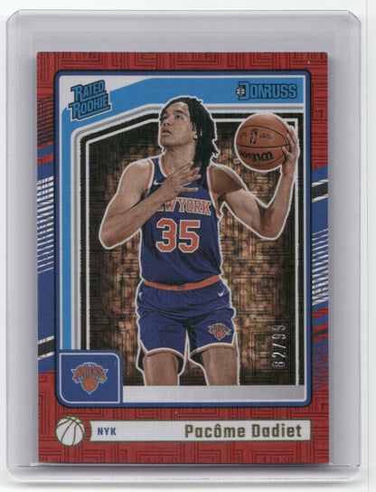 2024-25 PACOME DADIET Rated Rookie Red 82/99 Donruss Choice #211