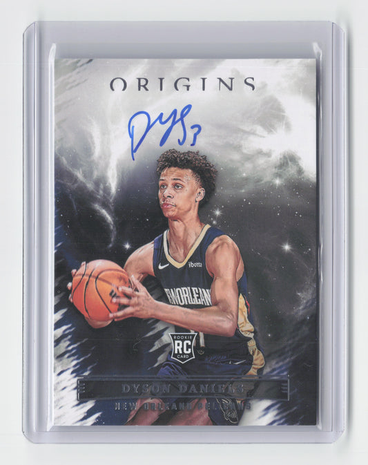 2023-24 DYSON DANIELS RC On Card Autograph Origins Pelicans #RA-DON