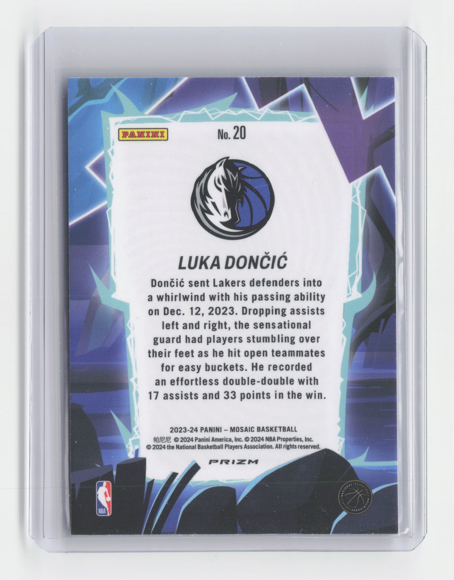 2023-24 LUKA DONCIC Storm Chasers - Mosaic - Mavericks #20