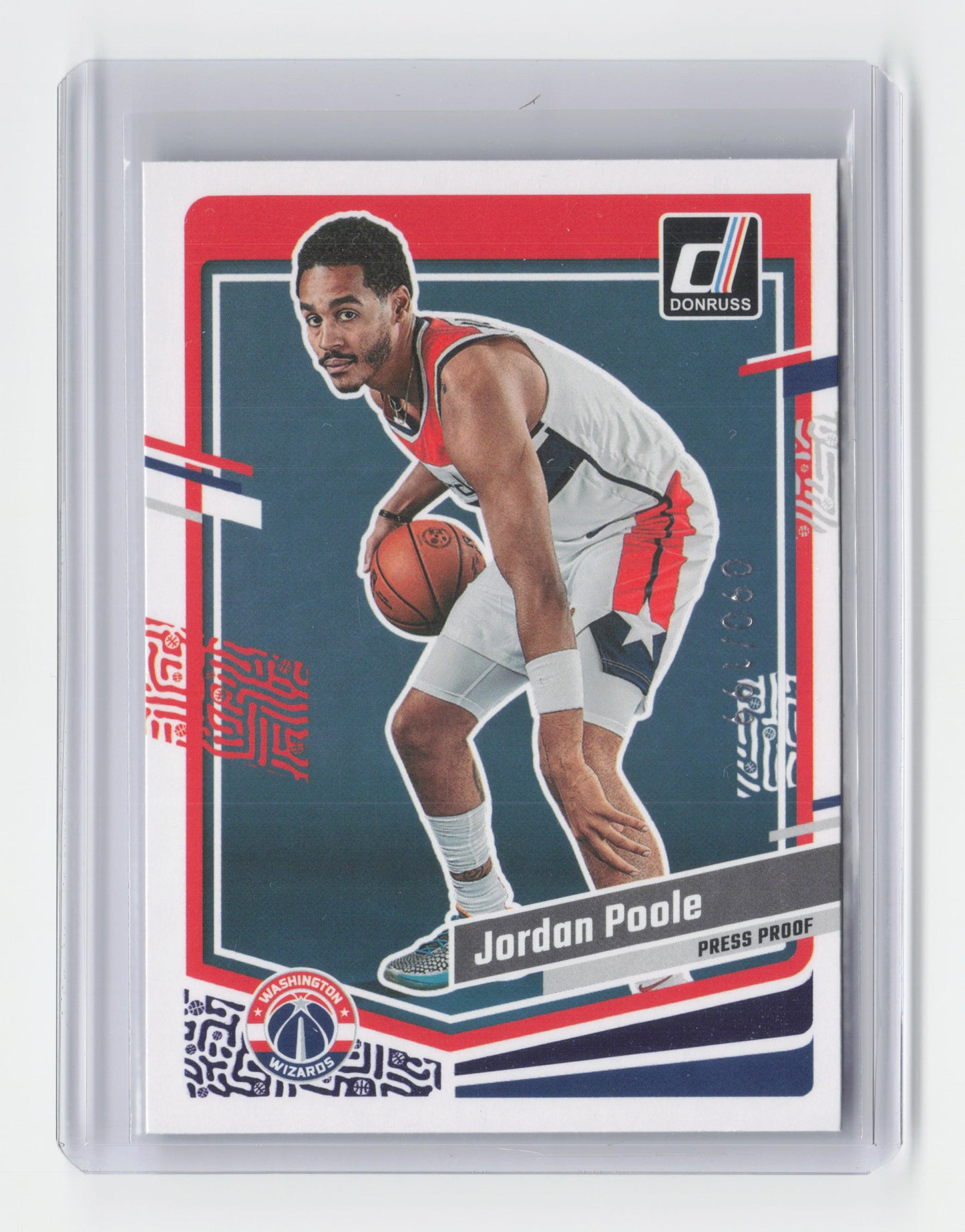 2023-24 JORDAN POOLE Purple 90/199 - Wizards - #177