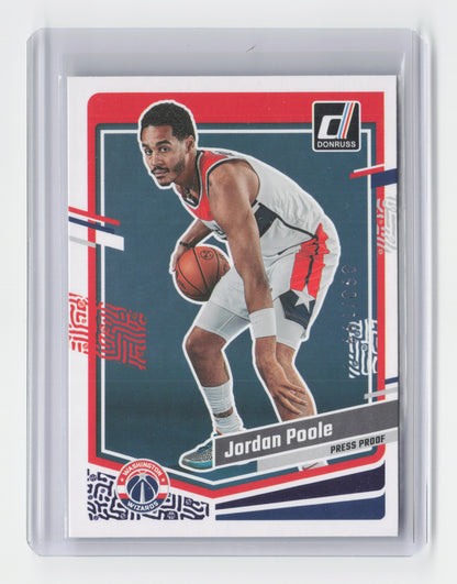 2023-24 JORDAN POOLE Purple 90/199 - Wizards - #177