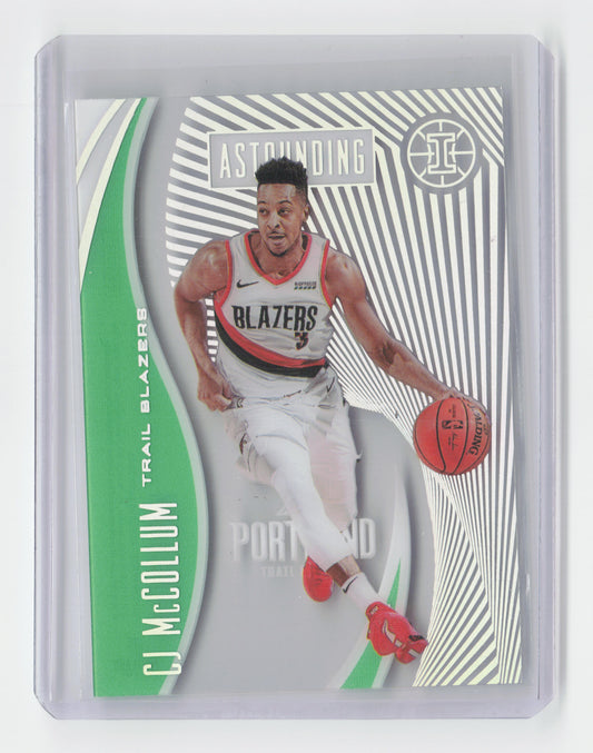 2019-20 CJ MCCOLLUM Astounding Acetate Illusions Blazers #16