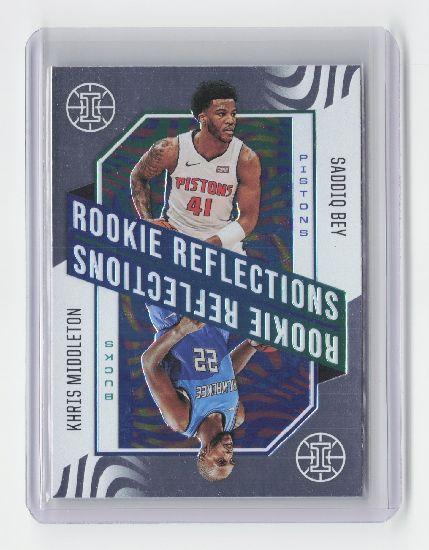 2020-21 SADDIQ BEY/KHRIS MIDDLETON Rookie Reflections Illusions #6