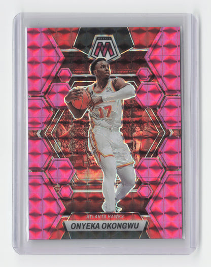 2022-23 ONYEKA OKONGWU Pink 087/149 Mosaic Hawks #84