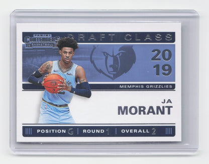 2019-20 JA MORANT RC Rookie Draft Class Contenders Grizzlies #2