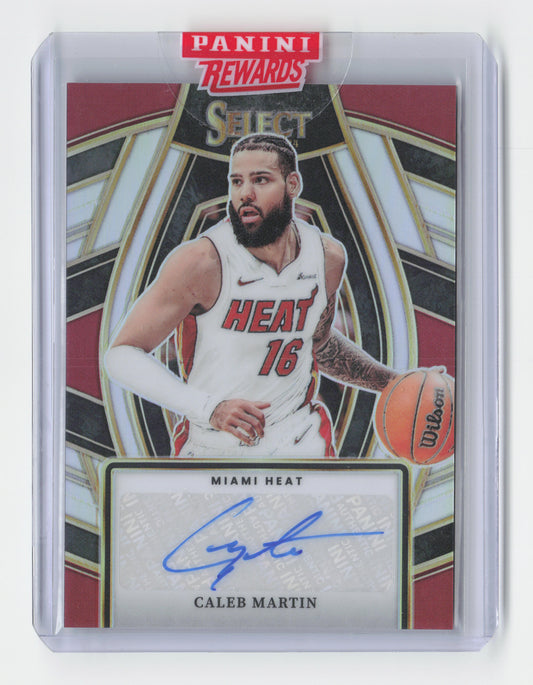2023-24 CALEB MARTIN Silver Prizm Auto Select Heat #SSS-CMM