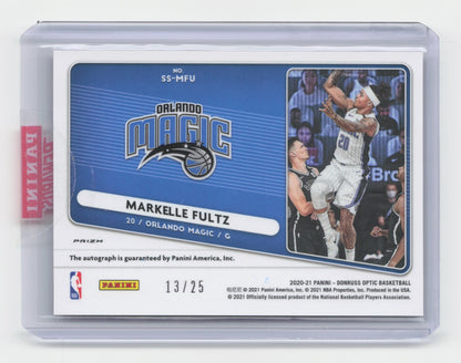 2020-21 MARKELLE FULTZ Signature Series Pink 13/25 Optic Magic #SS-MFU
