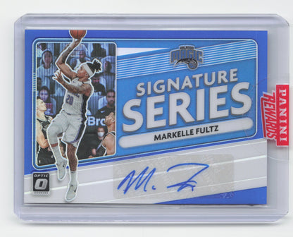 2020-21 MARKELLE FULTZ Signature Series Blue 09/25 Optic Magic #SS-MFU