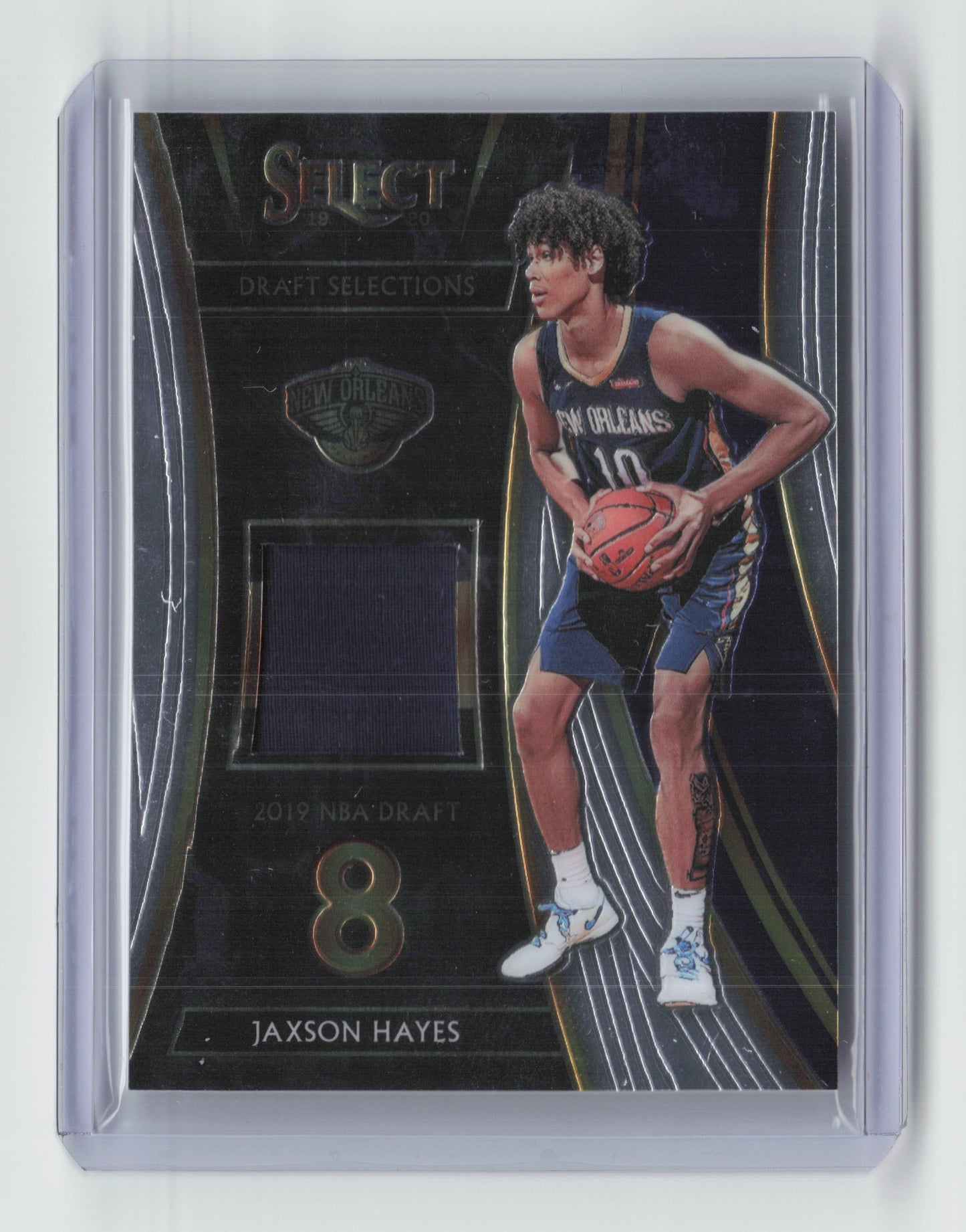 2019-20 JAXSON HAYES Draft Selections Player Worn Patch Select Pelicans #DS-JXH