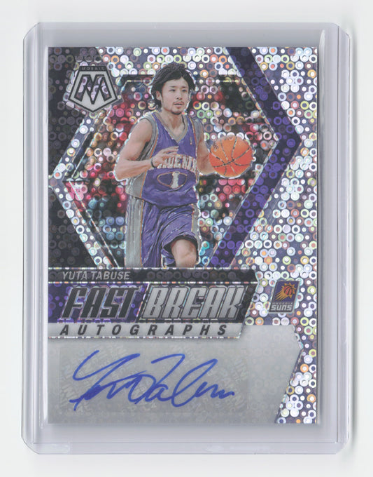 2023-24 YUTA TABUSE Fast Break Autographs Mosaic Suns #FB-YUT