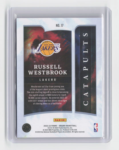 2022-23 RUSSELL WESTBROOK Catapults Pink 87/99 Origins Lakers #17