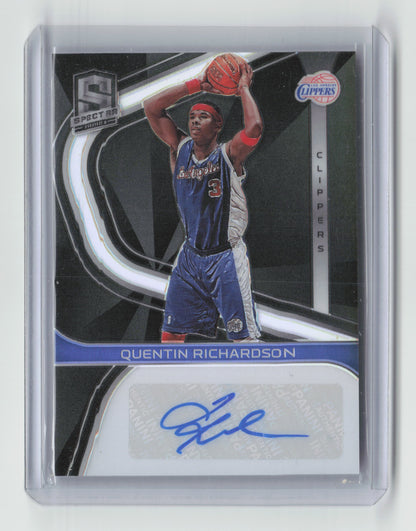 2019-20 QUENTIN RICHARDSON Autograph 018/149 Spectra Clippers #S-QRS