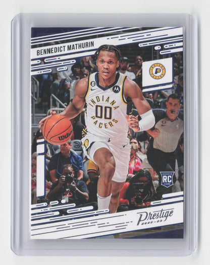 2022-23 BENNEDICT MATHURIN Prestige RC Chronicles Pacers #61