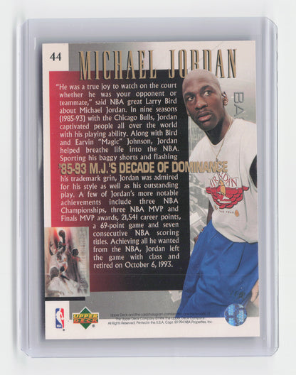 1994 MICHAEL JORDAN Heroes 85-93 Decade of Dominance Upper Deck #44