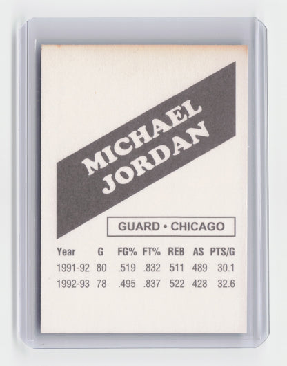 1993 MICHAEL JORDAN Greatest Ever Retired Oct 6 Gold Foiling Promo Card