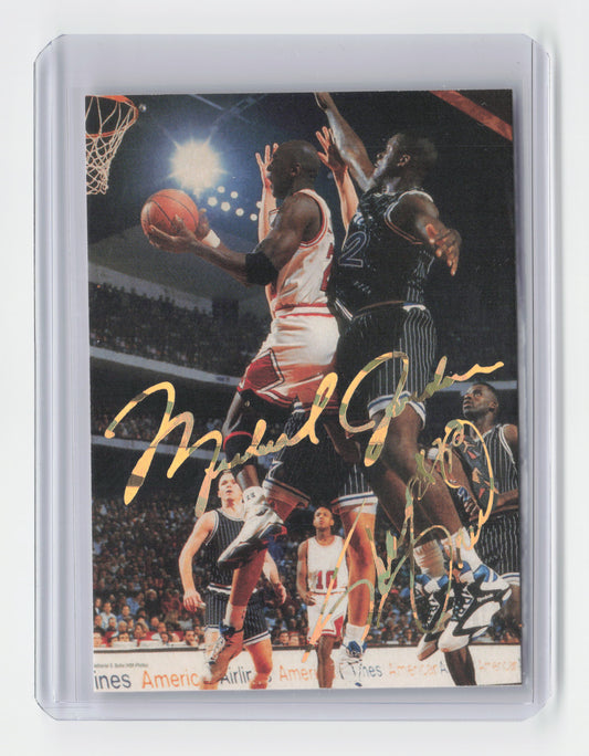 1993 MICHAEL JORDAN/O'NEAL Gold Foil Promo Card