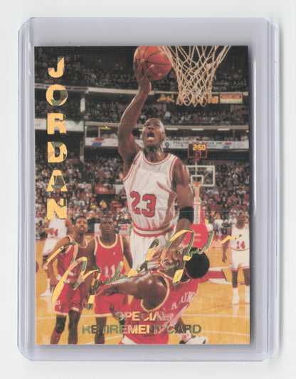 1993 MICHAEL JORDAN Greatest Ever Gold Foil Sports Edition Promo Card