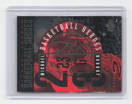 1994-95 MICHAEL JORDAN Header Card #JH Basketball Heroes Bulls