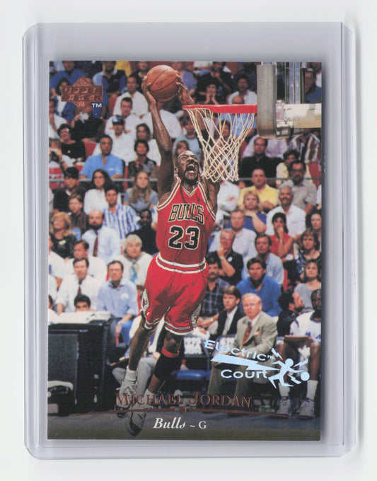 1995 MICHAEL JORDAN Electric Court #23 Upper Deck Bulls