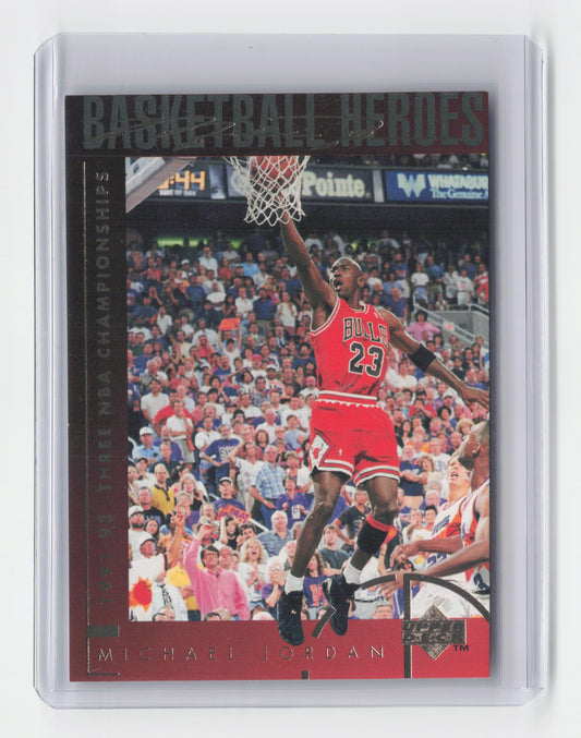 1994 MICHAEL JORDAN Basketball Heroes #43 Upper Deck Bulls