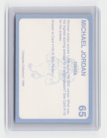 1989 MICHAEL JORDAN Carolina Collegiate Collection #65