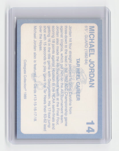 1989 MICHAEL JORDAN Carolina Collegiate Collection #14