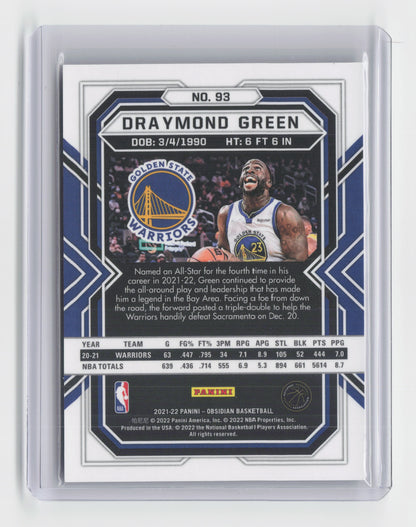 2021-22 DRAYMOND GREEN Base Obsidian Warriors #93