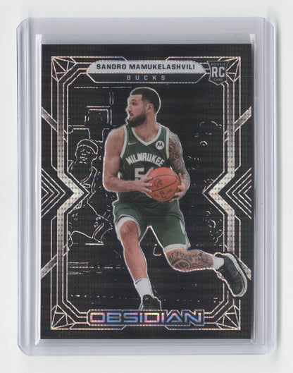 2021-22 SANDRO MAMUKELASHVILI Rookie Base Obsidian Bucks #194