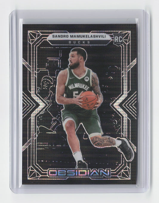 2021-22 SANDRO MAMUKELASHVILI Rookie Base Obsidian Bucks #194