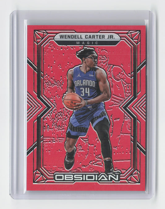 2021-22 WENDELL CARTER JR. Red Flood Obsidian Magic #103