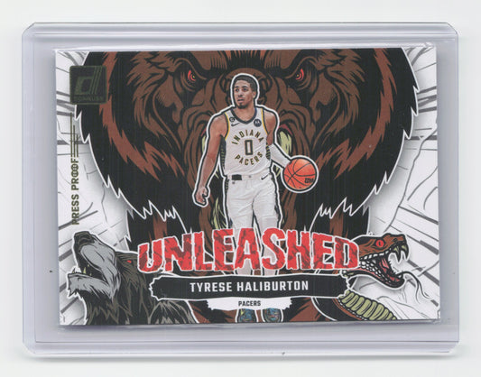 2021-22 TYRESE HALIBURTON Unleashed Donruss Pacers #13