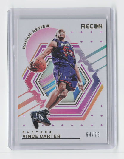 2023-24 VINCE CARTER Rookie Review 54/75 Recon Raptors #13