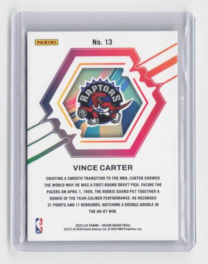 2023-24 VINCE CARTER Rookie Review 54/75 Recon Raptors #13