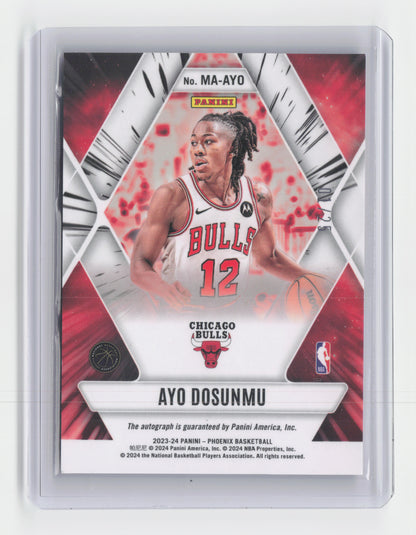 2023-24 AYO DOSUNMU Mythical Autograph 01/25 Phoenix Bulls #MA-AYO