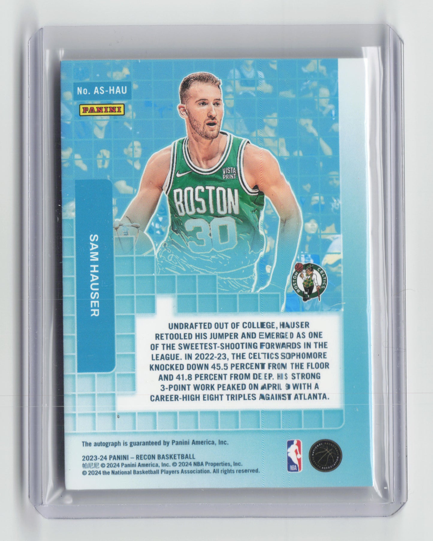 2023-24 SAM HAUSER Archetype Autograph Recon Celtics #AS-HAU