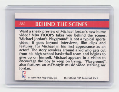 1990 MICHAEL JORDAN Playground Hoops Bulls #382