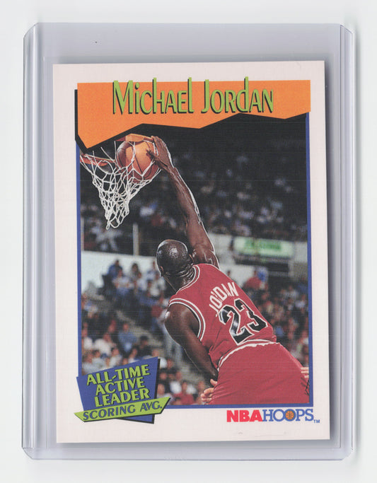 1990 MICHAEL JORDAN All-Time Active Leader Hoops Bulls #536