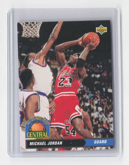 1992 MICHAEL JORDAN All-Division Team Bulls #AD9