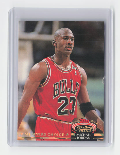 1992 MICHAEL JORDAN Topps Members Choice Bulls #210